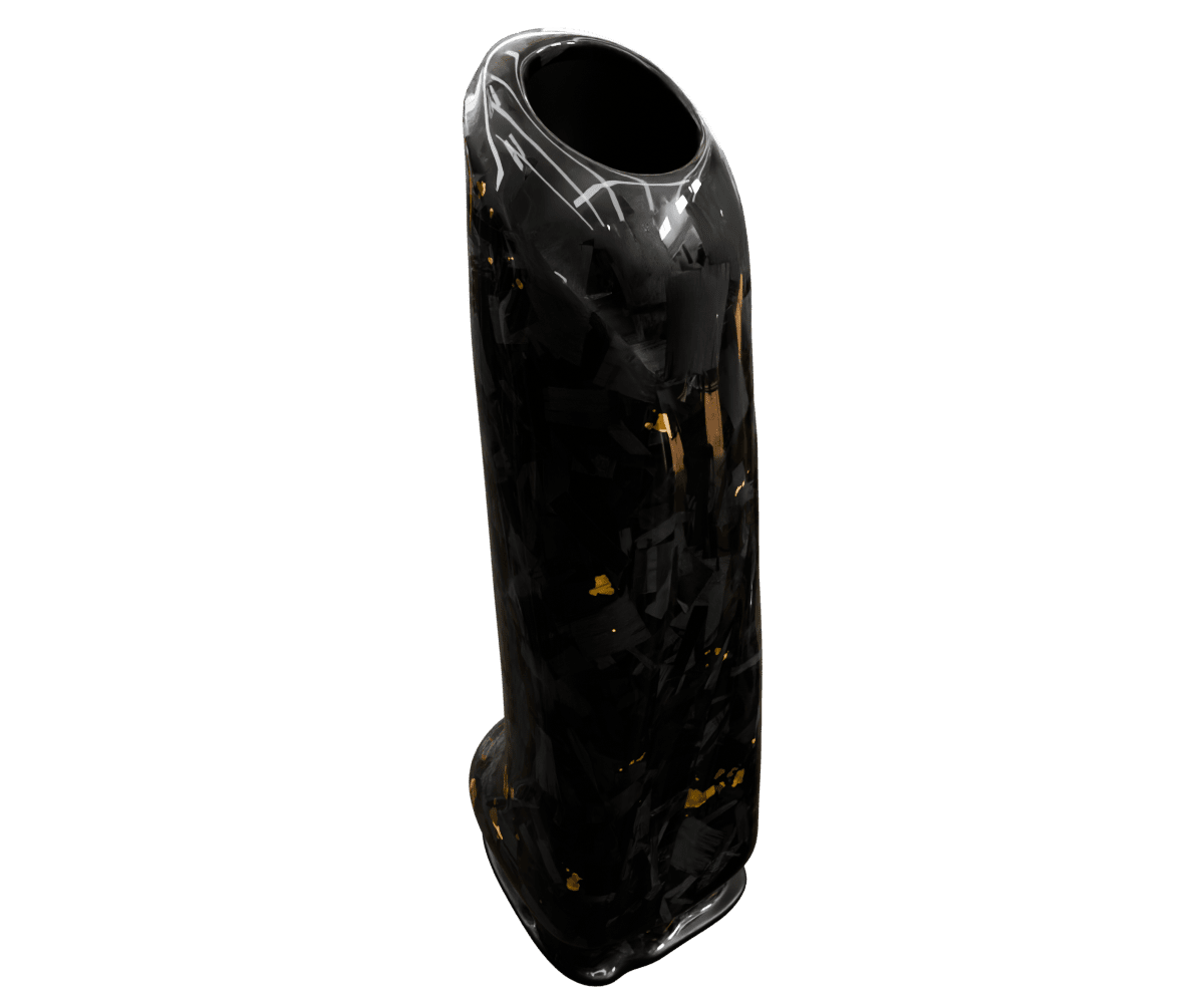 bmw f8x f3x Forged carbon fiber e brake handle with colored flakes finished in high gloss