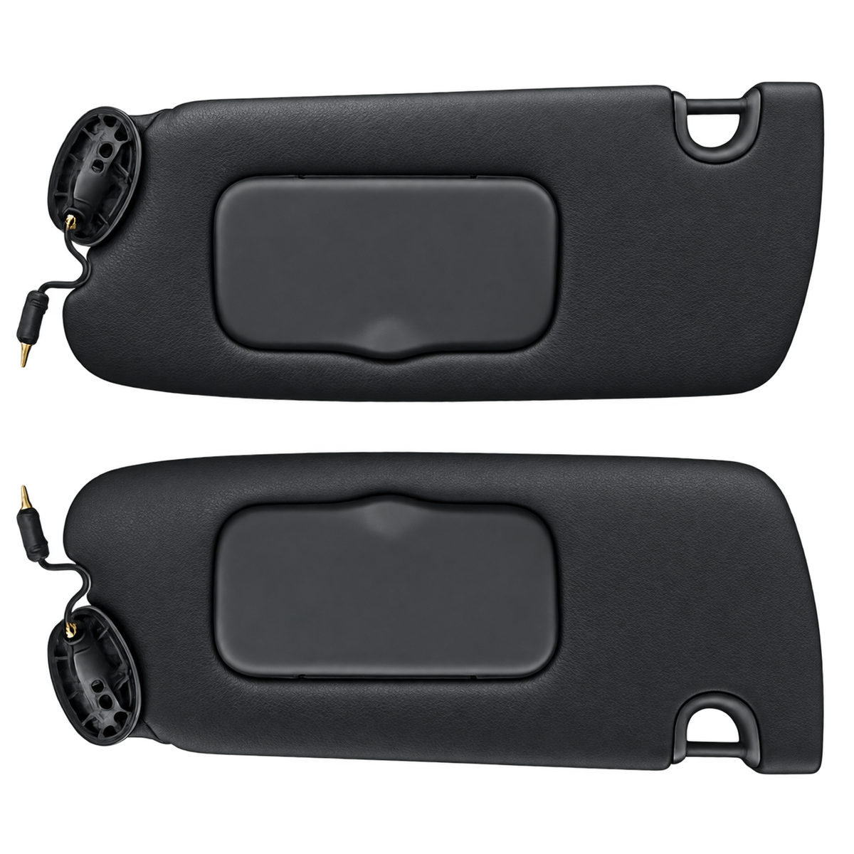 Dodge Durango 2nd Gen Sun Visor (2004-2009) — black Nappa leather upholstery preview