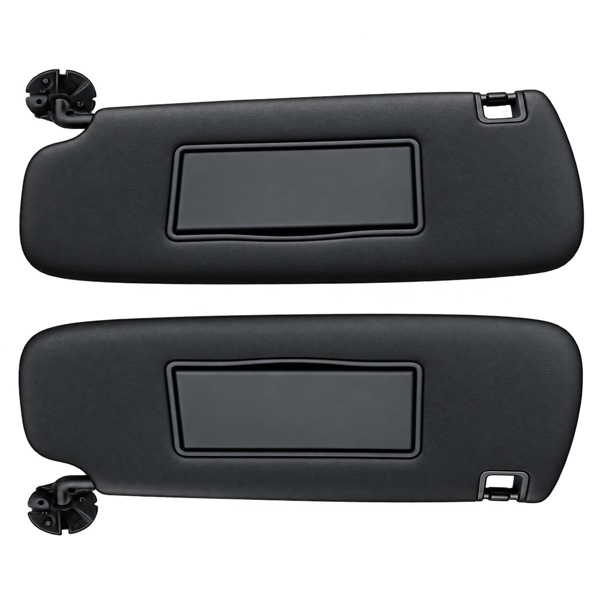 Dodge Durango 3rd Gen Sun Visor (2011+) — black Nappa leather upholstery preview