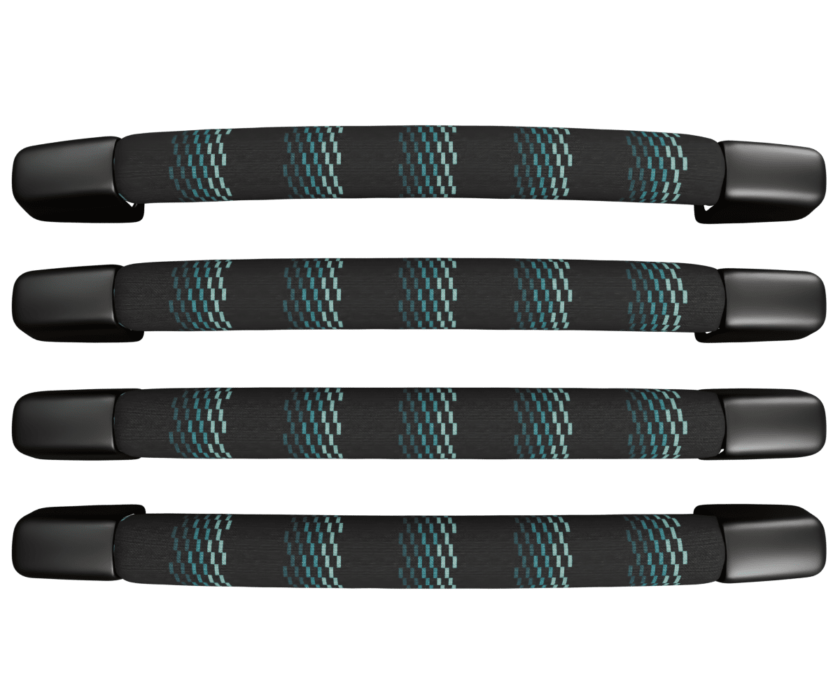 lexus ls400 OEM grab handles wrapped in 3 Mtech Green fabric