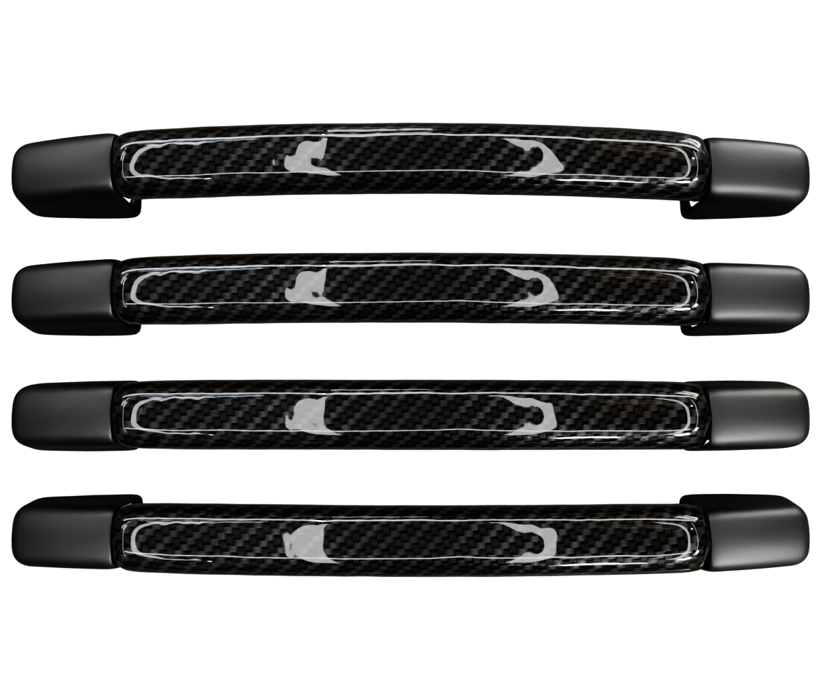 lexus-ls400 Carbon fiber grab-handles in a high gloss finish