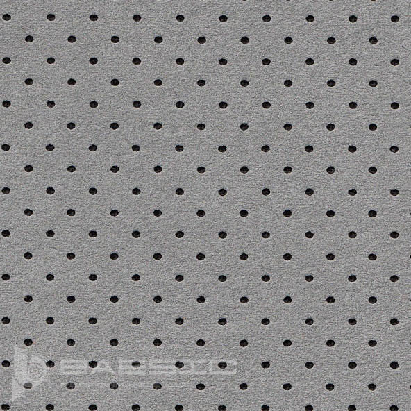 Alcantara - Perforated 2934.B1 Grey - Leather Automotive Interior Upholstery