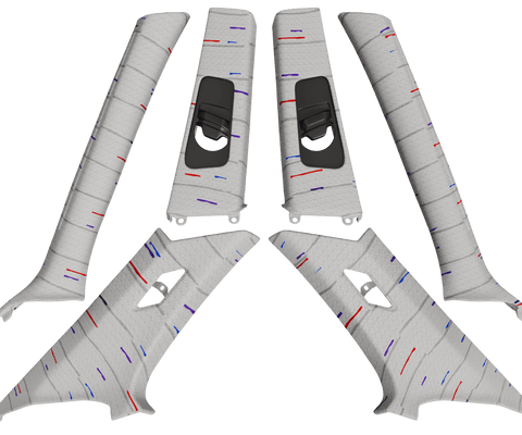 1999-2006 BMW 3-SERIES E46 COUPE PILLARS hover