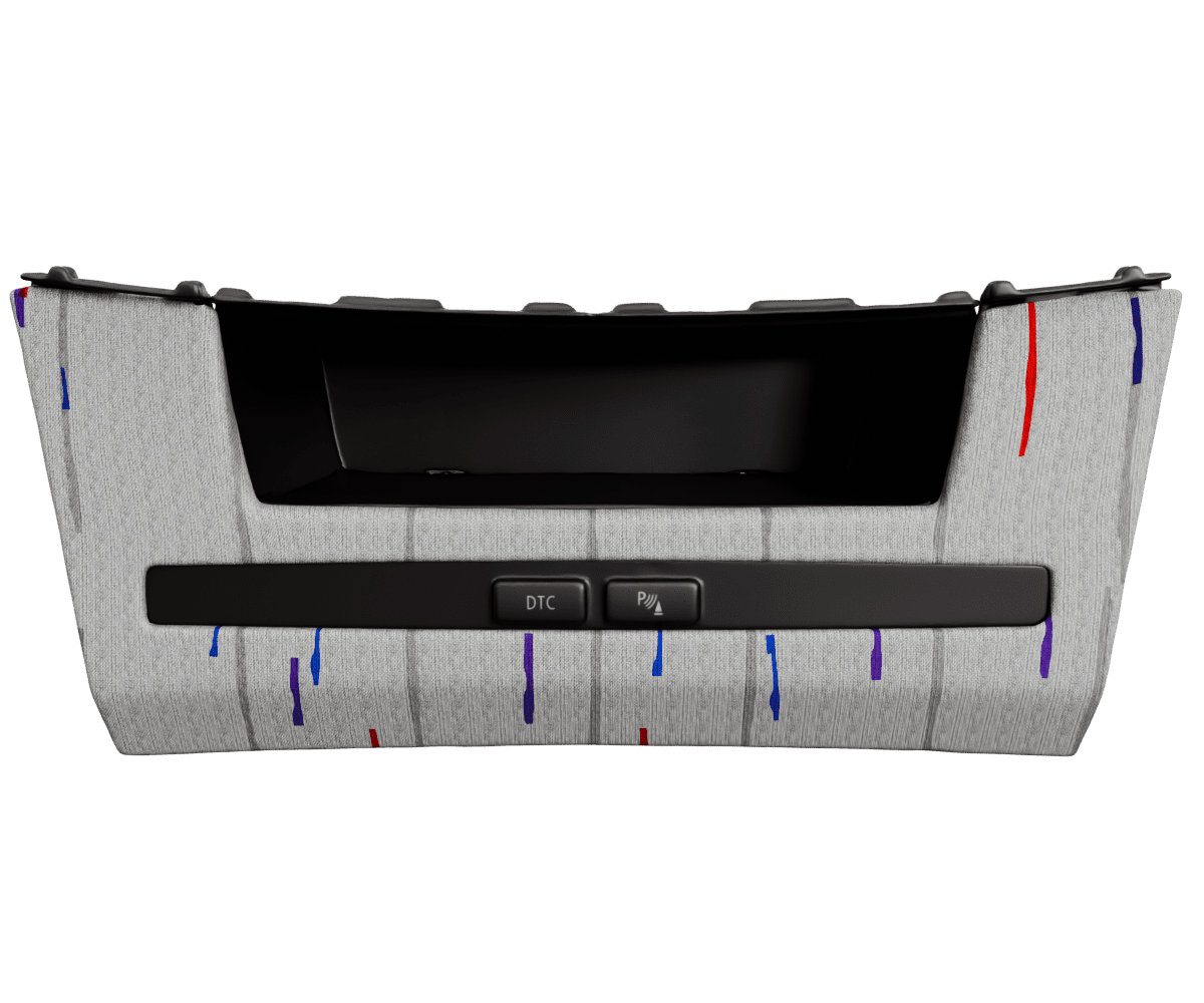 2004-2010 BMW 5-SERIES E6X DASH ACCESSORY PANEL W TRAY