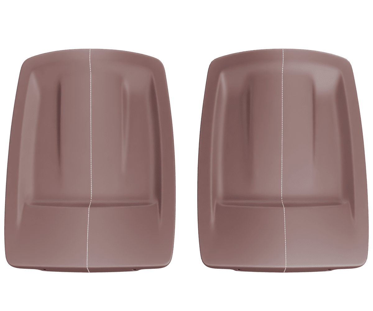 bmw e90 e91 e92 Premium Nappa leather seat back cover with custom stitching