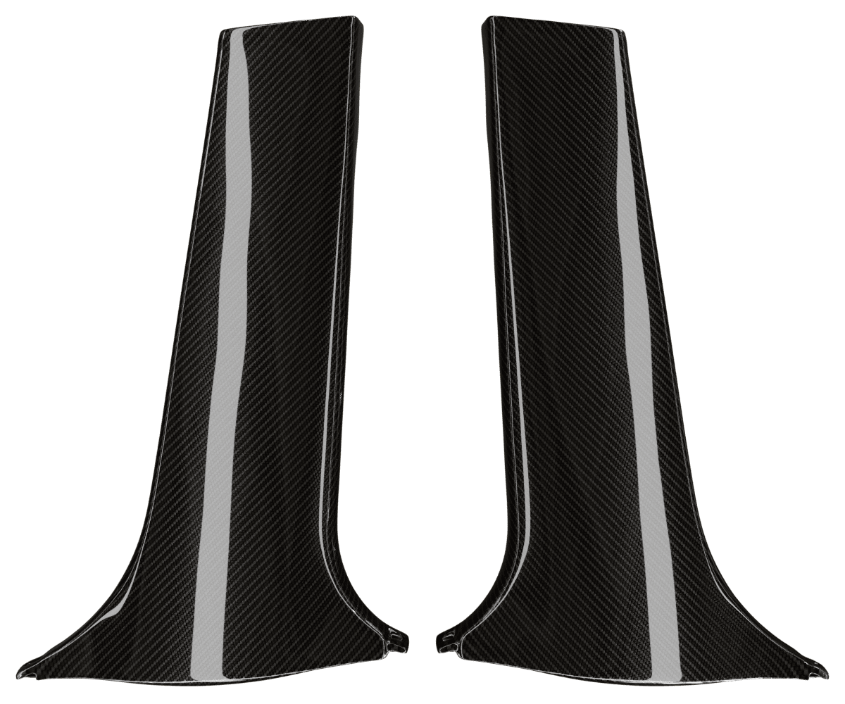 lexus is300 Carbon fiber lower b pillar set in a high gloss finish