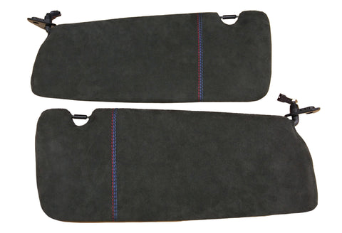 BMW E46 Sun Visor Pair Alcantara Suede (1999-2005) hover