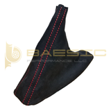 BMW E46 E-Brake Boot Alcantara Suede Red Stitching