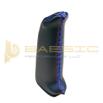 BMW E9X E-brake Handle wrapped in leather with M stitching