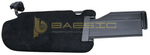 Infiniti M35 M45 Right Sun Visor Wrapped In Black Alcantara Suede